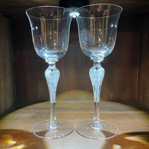 FABERGE PAVLOVA Ballerina Clear Wine Glass Set
